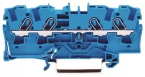 Image of Wago Blue 2004 Standard Din Rail Terminal, 20 10 AWG, 0.5 4mm, 550 V