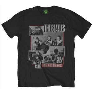 Image of The Beatles - Final Performance Unisex Medium T-Shirt - Black