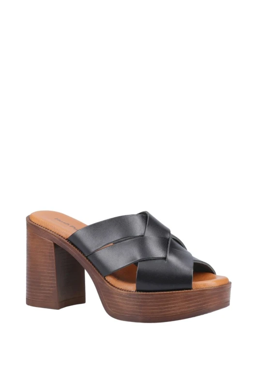 Image of Hush Puppies 'Gigi' Heeled Sandals Black female