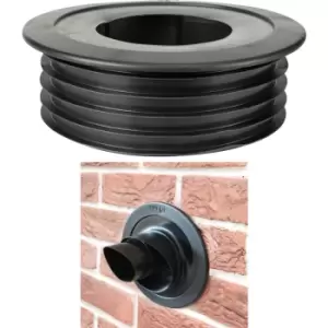 Image of Pipesnug FlueSnug 100mm Black