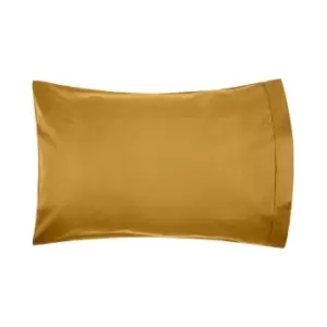 Image of Belledorm Egyptian Cotton Housewife Pillowcase (Pack of 2) (76cm x 51cm) (Ochre Yellow)