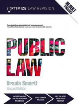 Image of Optimize Public Law by Ursula Smartt Paperback