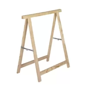 Image of Pine Wood Trestle Leg