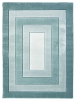 Image of Homemaker Border Rug - Duckegg 120x170