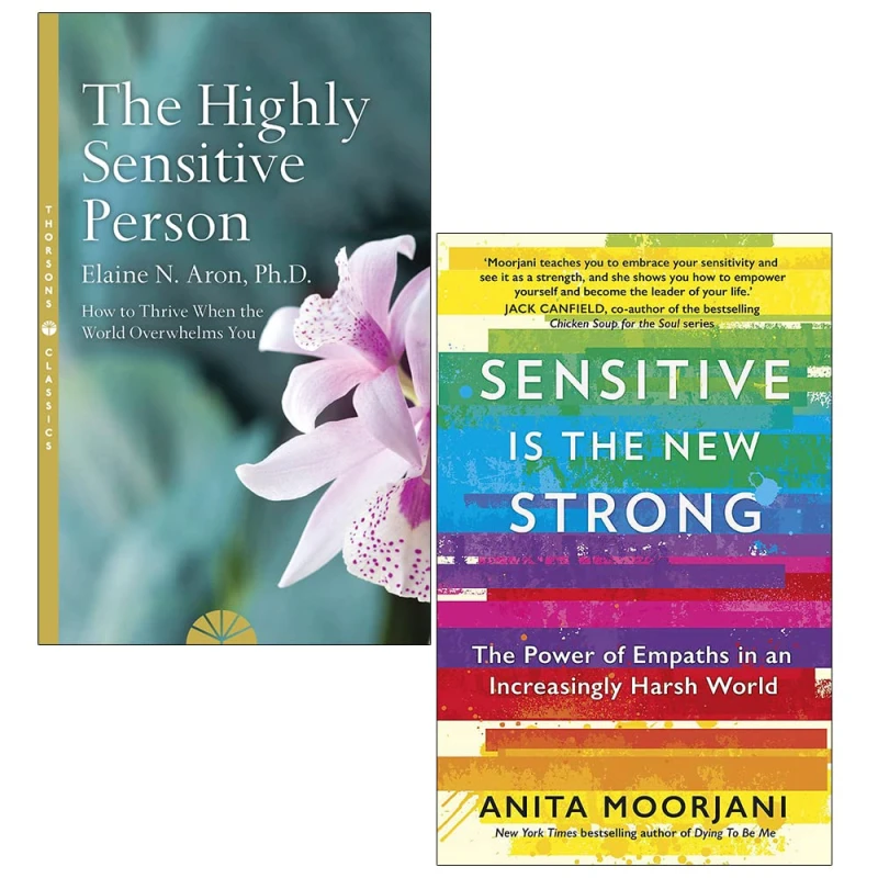 Image of The Highly Sensitive Person & Sensitive is New Strong 2 Books Collection Set Paperback Elaine N. Aron, Anita Moorjani Books