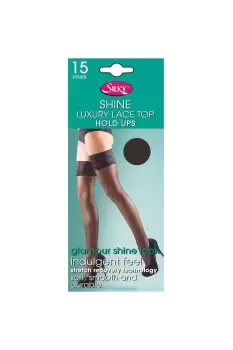Image of Shine Lace Top Hold Ups (1 Pair)