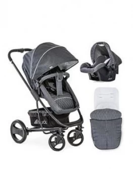 Image of Hauck Pacific 4 Shopn' Drive Travel System, Melange Charcoal