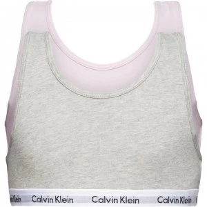 Image of Calvin Klein 2 Pack Bralets - Grey