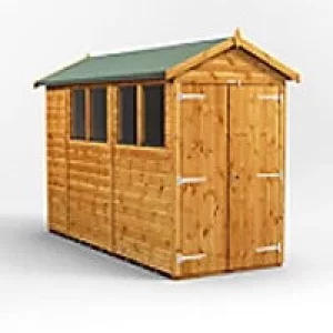 Image of Power Garden Shed 104PADD Golden Brown 10x4