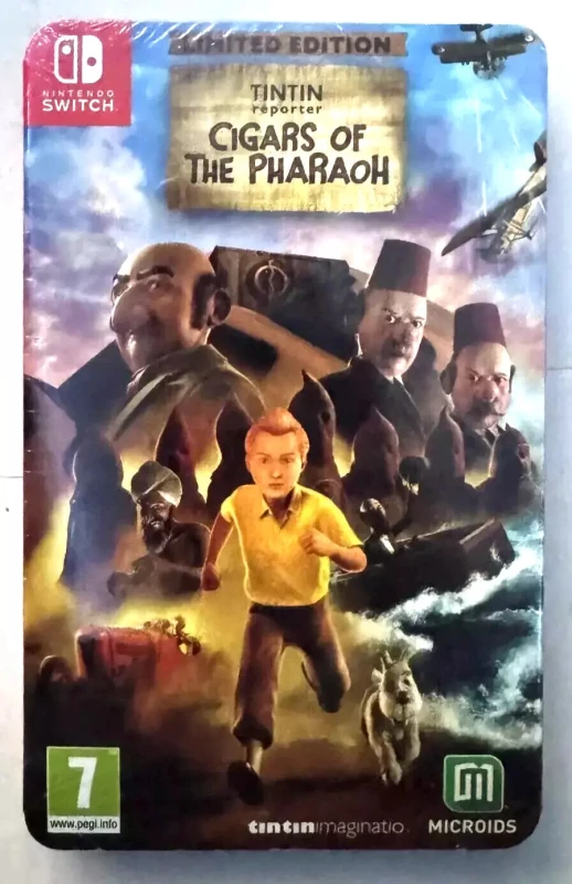 Image of Tintin Cigars of the Pharoah Tintin Reporter Cigars of the Pharaoh Limited Ed Switch Game