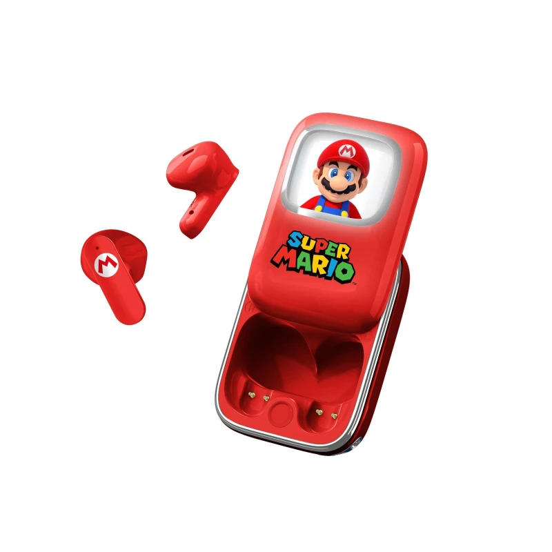 Image of OTL Technologies Super Mario Slide True Wireless In-Ear Headphones Red unisex One Size