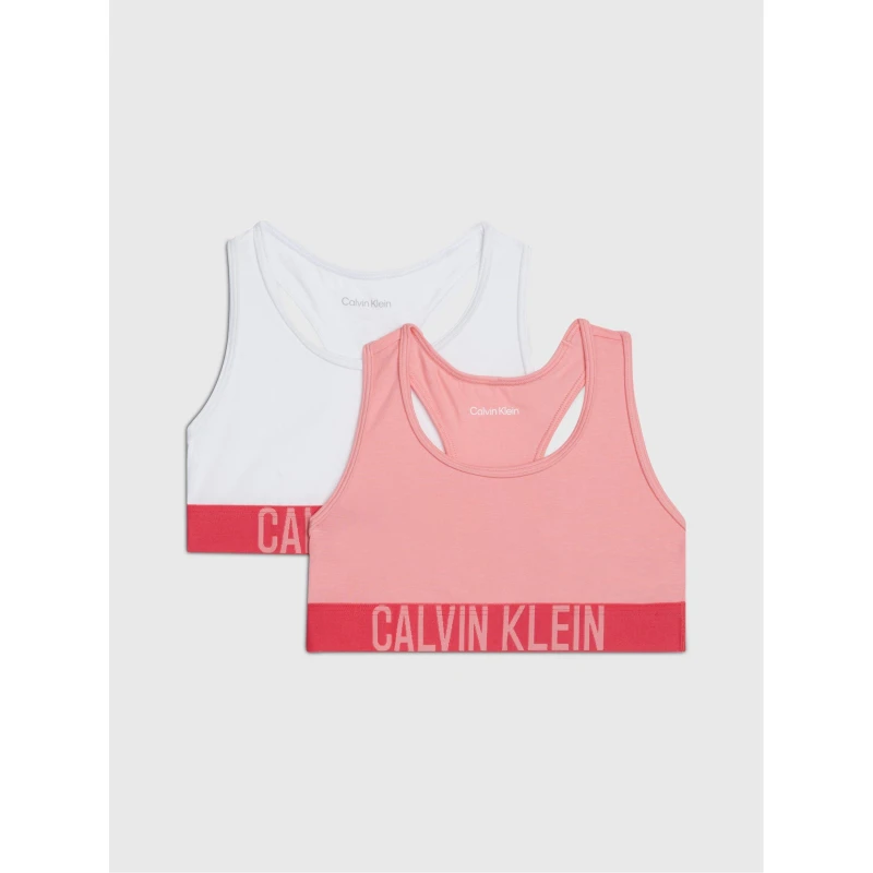 Image of Calvin Klein Calvin 2 Pck Lgo Bra - Multi Multi L-XL