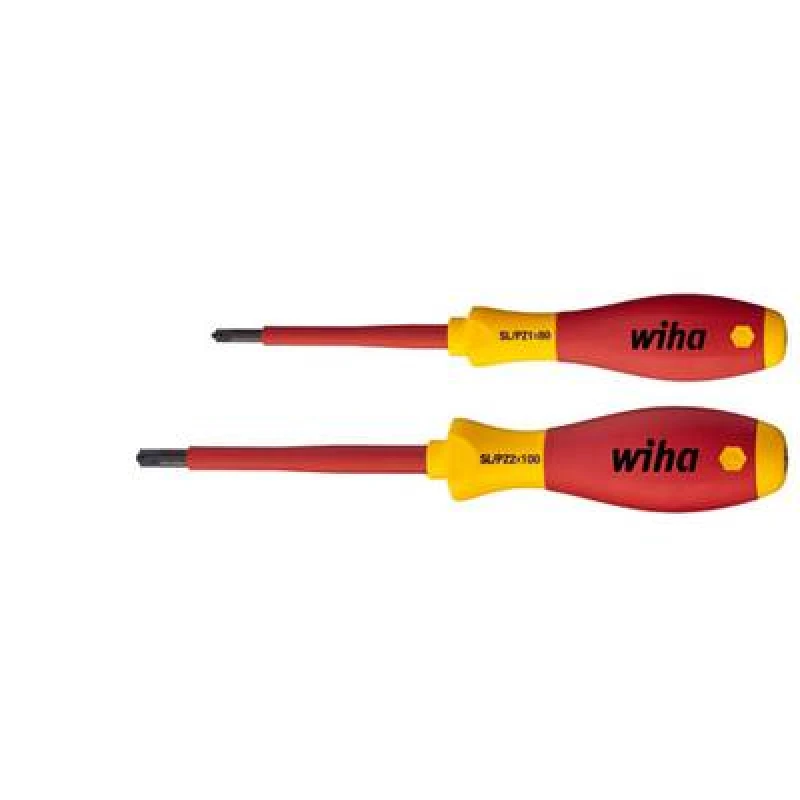 Image of Wiha Wiha VDE Screwdriver set 2 Piece Pozidriv 32282
