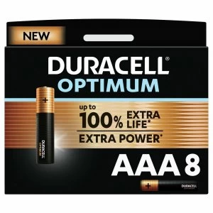 Image of Duracell Optimum AAA Batteries 8 Pack