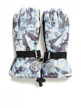 Image of Superdry Ski Ultimate Snow Rescue Glove - Blue, Size M/L, Women