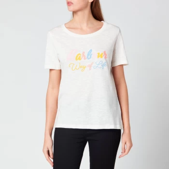 Image of Barbour Womens Sandridge T-Shirt - Cloud - UK 16