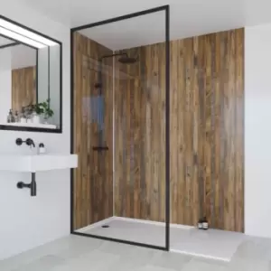 Image of Multipanel Linda Barker Collection Bathroom Wall Panel Hydrolock 2400 x 900mm Salvaged Plank Elm