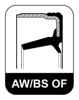 Image of Front Crankshaft Oil Seal 584.160 by Elring