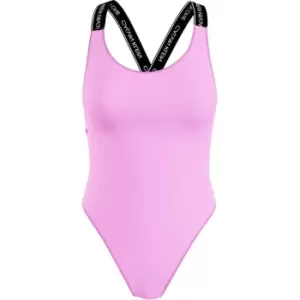 Image of Calvin Klein Scoop One Piece-Rp - Purple