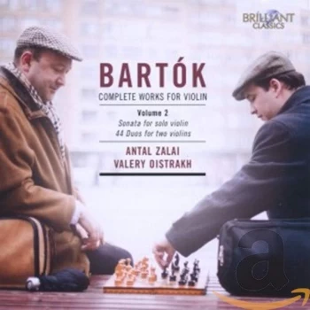 Image of Antal Zalai - Bartok: Complete Works for Violin CD