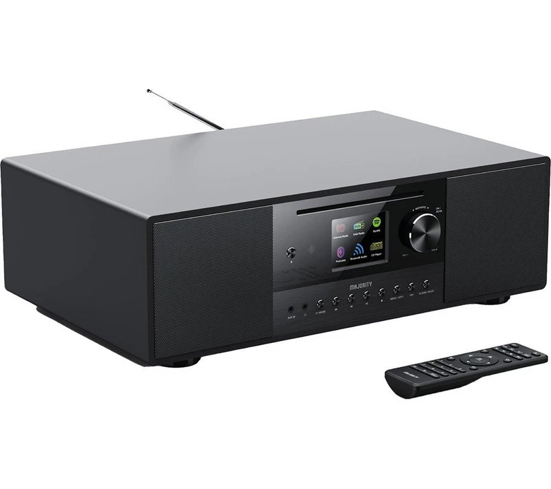 Image of Majority Quadriga Internet Radio DAB CD Bluetooth Spotify Music System