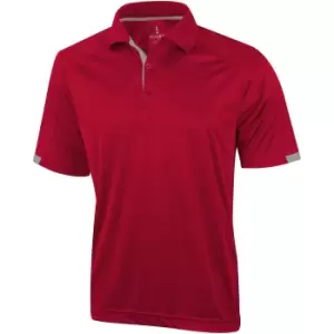 Image of Elevate Mens Kiso Short Sleeve Polo (XXL) (Red)