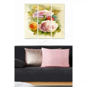 Image of MDF1310874 Multicolor Decorative MDF Painting (3 Pieces)