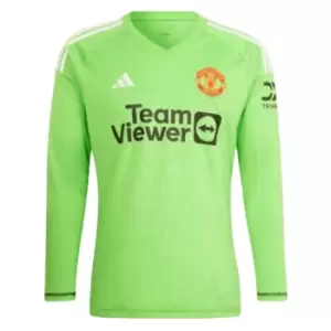 Image of 2023-2024 Man Utd Home Goalkeeper Shirt (Solar Green)