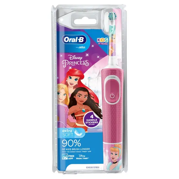 Image of Oral B Kids Disney Princesses Rechargeable Electric Toothbrush