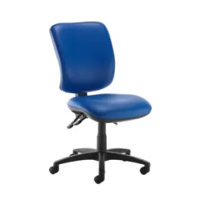 Image of Dams MTO Senza High Back Operator Chair with No Arms - Nero Black Vinyl