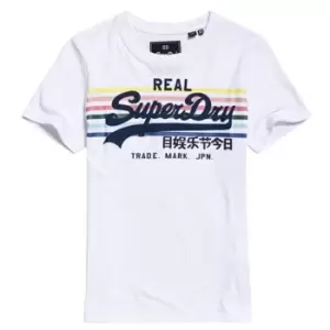 Image of Superdry VL Rodeo T Shirt - White
