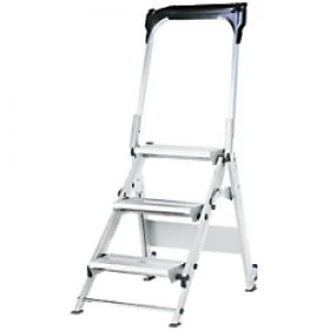 Image of GPC Folding Ladder with 3 Steps Aluminium Capacity: 150 kg
