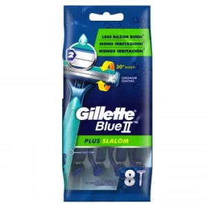 Image of Gillette Blue 2 Disposable Mens Razor 8 pack