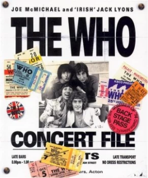 Image of The Who Concert File by Joe Mcmichael and irish Jack Lyons Paperback