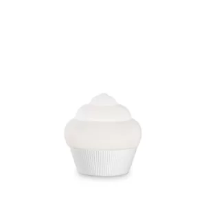 Image of Cupcake Indoor Cake Table Lamp 1 Light White