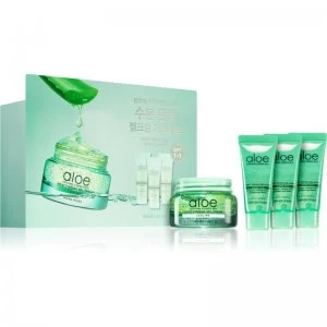 Image of Holika Holika Aloe Soothing Essence cosmetic set for a moisturised body