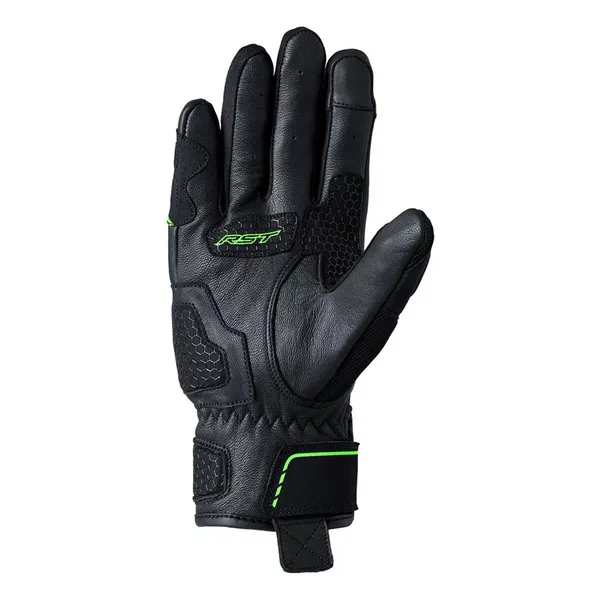 Image of RST S1 Mesh Gloves Black Grey Neon Green Size 12
