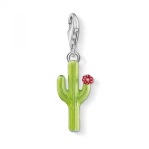 Image of Ladies Thomas Sabo Sterling Silver Charm Club Cactus Charm