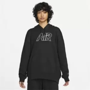 Image of Nike Air Fleece Hoodie Ladies - Black