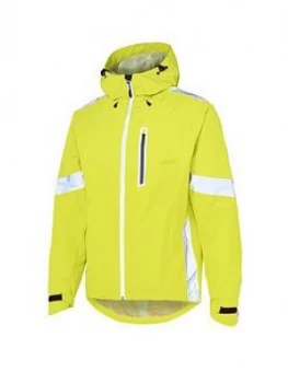 Image of Madison Prime Mens Waterproof Jacket, Hi-Viz Yellow