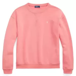 Image of Polo Ralph Lauren Fleece Crew Sweater - Pink
