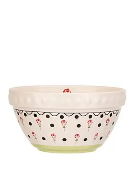 Image of Cath Kidston Painted Table Ceramic Prep Bowl One Colour VT1AX Unisex