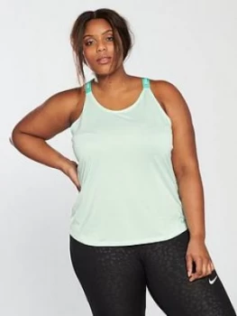 Image of Nike Training Elastika Tank Top Curve Mint Mint Size 22 242X Women