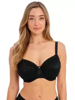 Image of Fantasie ENVISAGE UNDERWIRED FULL CUP SIDE SUPPORT BRA - Black, Size 38Dd, Women