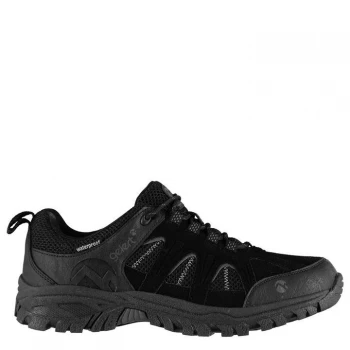 Image of Gelert Tryfan Low Waterproof Mens Walking Shoes - Black