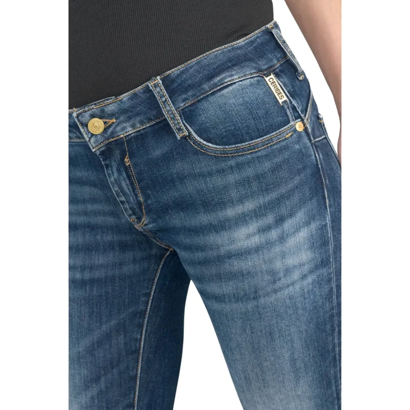 Image of Le Temps des cerises Slim fit 7/8 jeans For Her Le Temps des cerises Yipsi No. 2 Bleu Female 34