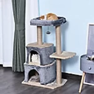Image of PawHut Cat Tree D30-218GY 920 x 600 x 400 mm Grey