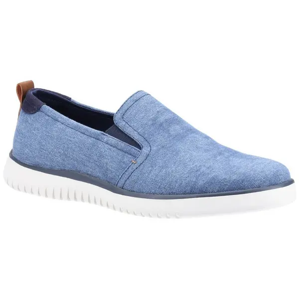 Image of Hush Puppies Mens Danny Slip On Loafers Trainers Shoes - UK 6 Blue male GDE2438NVY6