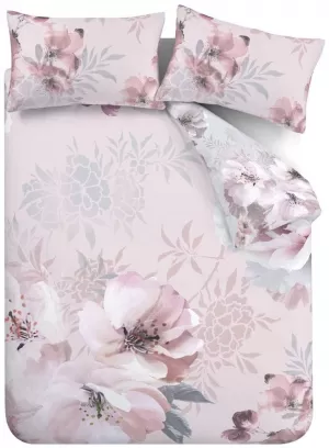 Image of Catherine Lansfield Dramatic Floral Double Duvet Cover