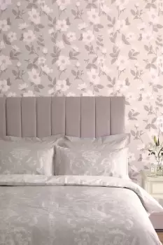 Image of Laura Ashley Fleurir Wallpaper - Pink